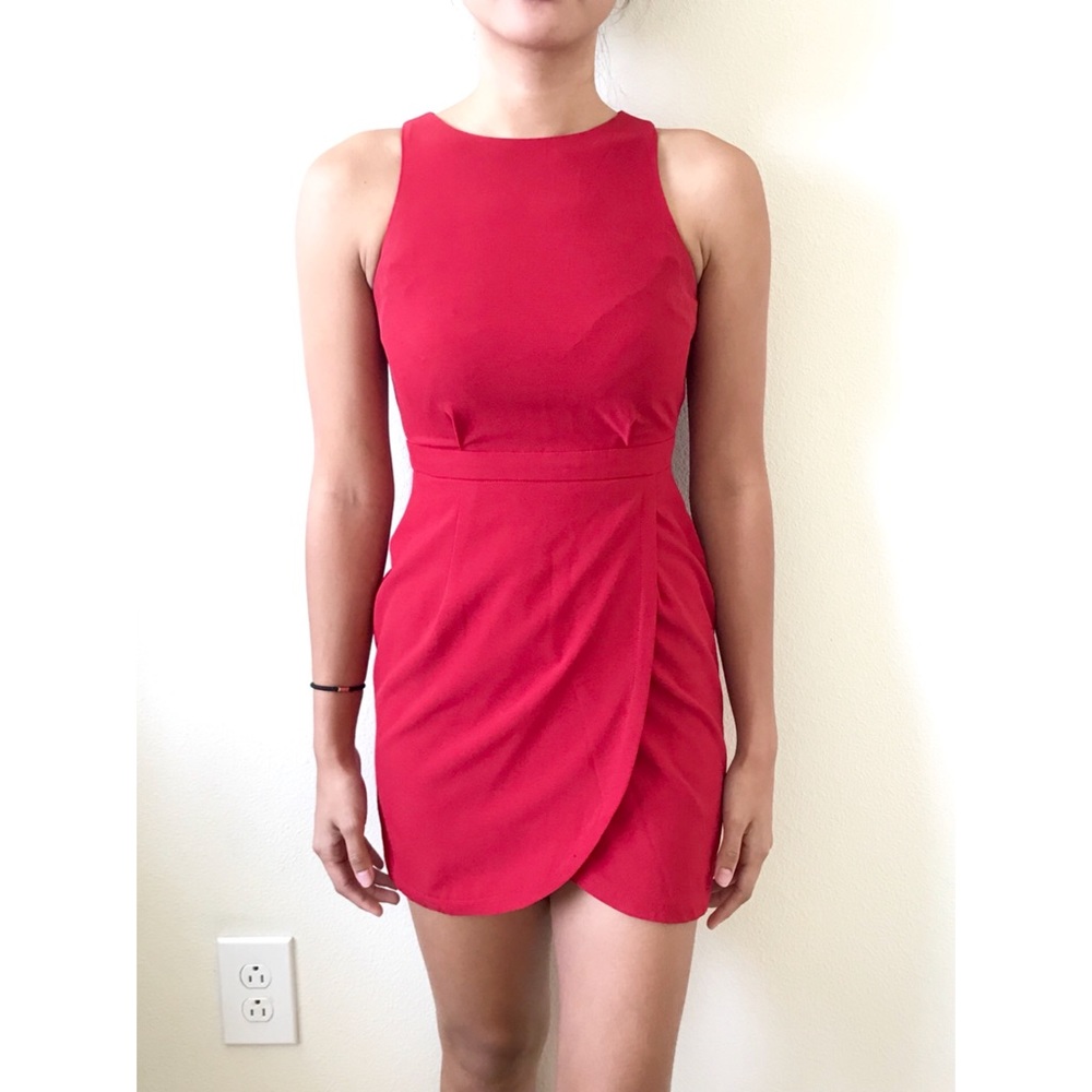 RED MINI DRESS FOR WOMEN